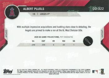 2020 Topps Now Road to Opening Day Summer Camp #OD-522 Albert Pujols Back
