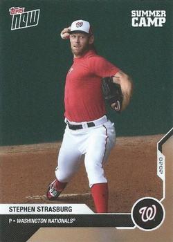 2020 Topps Now Road to Opening Day Summer Camp #OD-524 Stephen Strasburg Front