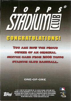 2008 Stadium Club - Sketch Cards #NNO David Ortiz Back