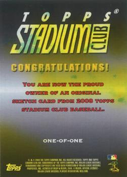 2008 Stadium Club - Sketch Cards #NNO Gary Carter Back
