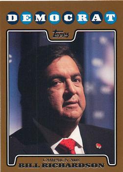 2008 Topps - Campaign 2008 Gold #C08-BR Bill Richardson Front