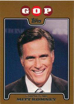 2008 Topps - Campaign 2008 Gold #C08-MR Mitt Romney Front