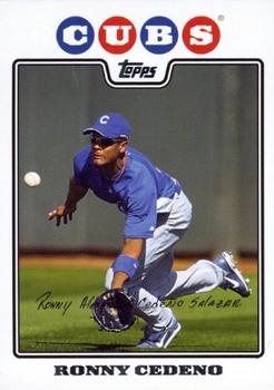 2008 Topps - Chicago Cubs #3 Ronny Cedeno Front