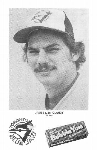 1979 Bubble Yum Toronto Blue Jays #NNO Jim Clancy Front