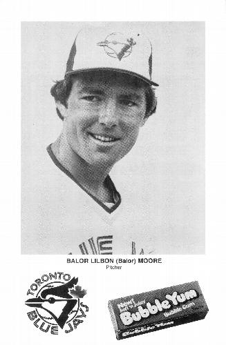 1979 Bubble Yum Toronto Blue Jays #NNO Balor Moore Front