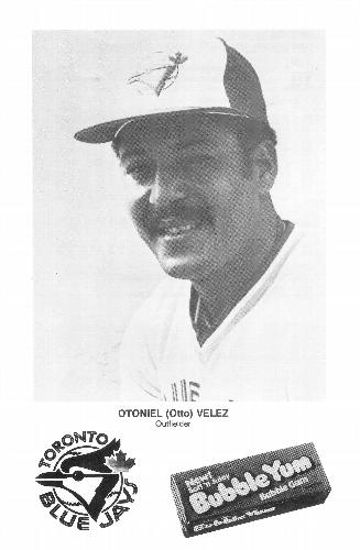 1979 Bubble Yum Toronto Blue Jays #NNO Otto Velez Front
