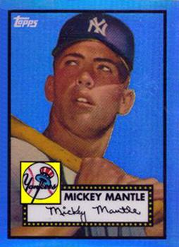 2008 Topps - Mickey Mantle Reprints Blue #MMR-52 Mickey Mantle Front