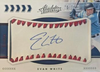 2020 Panini Absolute - Baseball Material Signatures Pink #BMS-EW Evan White Front
