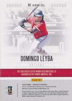 2020 Panini Absolute - Absolute Rookie Materials #ARM-DL Domingo Leyba Back