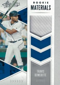 2020 Panini Absolute - Absolute Rookie Materials #ARM-TD Travis Demeritte Front