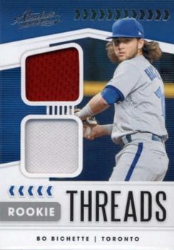 2020 Panini Absolute - Rookie Threads Duals #RTD-BB Bo Bichette Front
