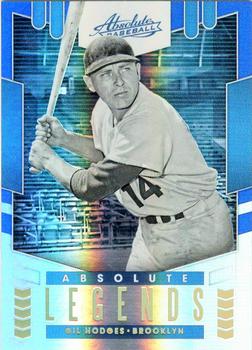 2020 Panini Absolute - Absolute Legends Spectrum Blue #AL2 Gil Hodges Front