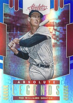 2020 Panini Absolute - Absolute Legends Spectrum Blue #AL6 Ted Williams Front