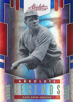2020 Panini Absolute - Absolute Legends Spectrum Blue #AL20 Babe Ruth Front