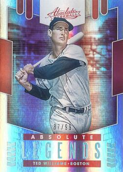 2020 Panini Absolute - Absolute Legends Spectrum Silver #AL6 Ted Williams Front