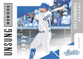 2020 Panini Absolute - Unsung Heroes #UH9 Kyle Schwarber Front