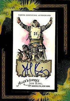 2008 Topps Allen & Ginter - Autographs #AGA-JK Jeff King Front