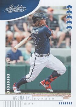 2020 Panini Absolute - Silver #9 Ronald Acuna Jr. Front