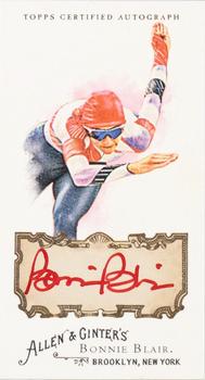 2008 Topps Allen & Ginter - Autographs Red Ink #BB Bonnie Blair Front