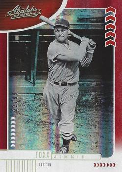 2020 Panini Absolute - Spectrum Red #76 Jimmie Foxx Front