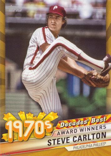 2020 Topps Decades' Best (Series Two) 5x7 - Gold #DB-37 Steve Carlton Front