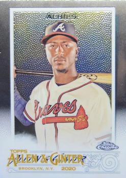 2020 Topps Allen & Ginter Chrome #56 Ozzie Albies Front