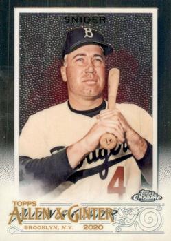 2020 Topps Allen & Ginter Chrome #59 Duke Snider Front