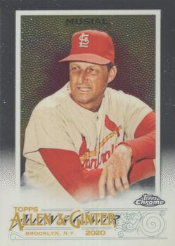 2020 Topps Allen & Ginter Chrome #131 Stan Musial Front