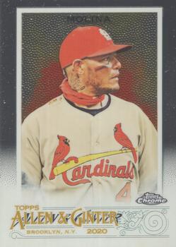 2020 Topps Allen & Ginter Chrome #137 Yadier Molina Front