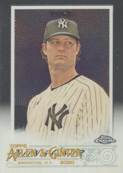 2020 Topps Allen & Ginter Chrome #238 Gerrit Cole Front