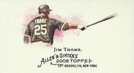 2008 Topps Allen & Ginter - Mini A & G Back #76 Jim Thome Front