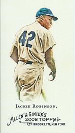 2008 Topps Allen & Ginter - Mini Baseball Icons #BI3 Jackie Robinson Front