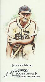 2008 Topps Allen & Ginter - Mini Baseball Icons #BI11 Johnny Mize Front