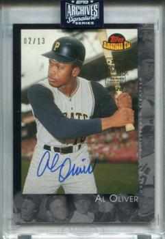 2020 Topps Archives Signature Series Retired Player Edition - Al Oliver #2 Al Oliver Front