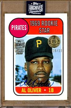 2020 Topps Archives Signature Series Retired Player Edition - Al Oliver #44 Al Oliver Front