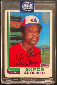 2020 Topps Archives Signature Series Retired Player Edition - Al Oliver #83T Al Oliver Front