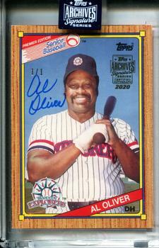 2020 Topps Archives Signature Series Retired Player Edition - Al Oliver #36 Al Oliver Front