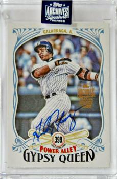 2020 Topps Archives Signature Series Retired Player Edition - Andres Galarraga #PA-30 Andres Galarraga Front
