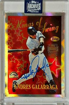 2020 Topps Archives Signature Series Retired Player Edition - Andres Galarraga #SB11 Andres Galarraga Front