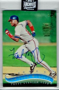 2020 Topps Archives Signature Series Retired Player Edition - Fred McGriff #47 Fred McGriff Front