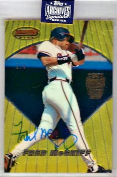 2020 Topps Archives Signature Series Retired Player Edition - Fred McGriff #61 Fred McGriff Front