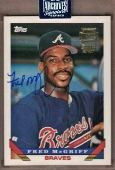 2020 Topps Archives Signature Series Retired Player Edition - Fred McGriff #88T Fred McGriff Front
