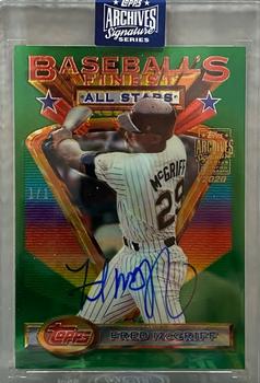 2020 Topps Archives Signature Series Retired Player Edition - Fred McGriff #106 Fred McGriff Front