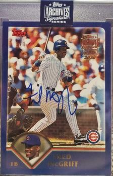 2020 Topps Archives Signature Series Retired Player Edition - Fred McGriff #108 Fred McGriff Front