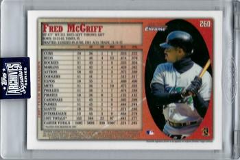 2020 Topps Archives Signature Series Retired Player Edition - Fred McGriff #260 Fred McGriff Back