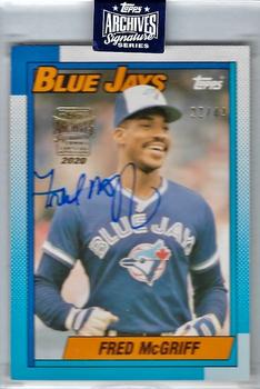 2020 Topps Archives Signature Series Retired Player Edition - Fred McGriff #295 Fred McGriff Front