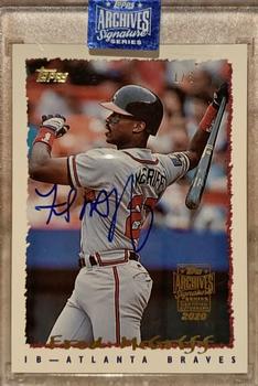 2020 Topps Archives Signature Series Retired Player Edition - Fred McGriff #355 Fred McGriff Front