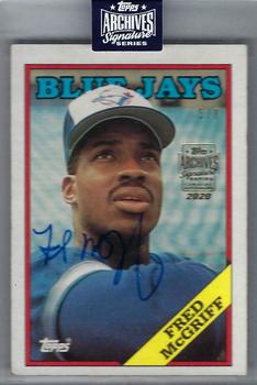 2020 Topps Archives Signature Series Retired Player Edition - Fred McGriff #463 Fred McGriff Front