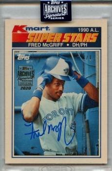 2020 Topps Archives Signature Series Retired Player Edition - Fred McGriff #31 Fred McGriff Front