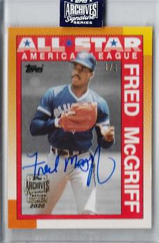2020 Topps Archives Signature Series Retired Player Edition - Fred McGriff #385 Fred McGriff Front